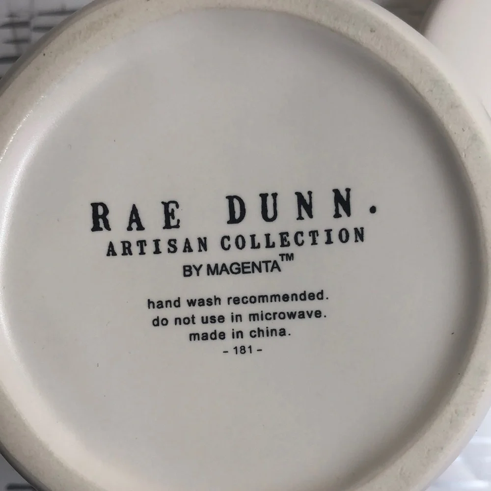 Rae Dunn artisan collection magenta